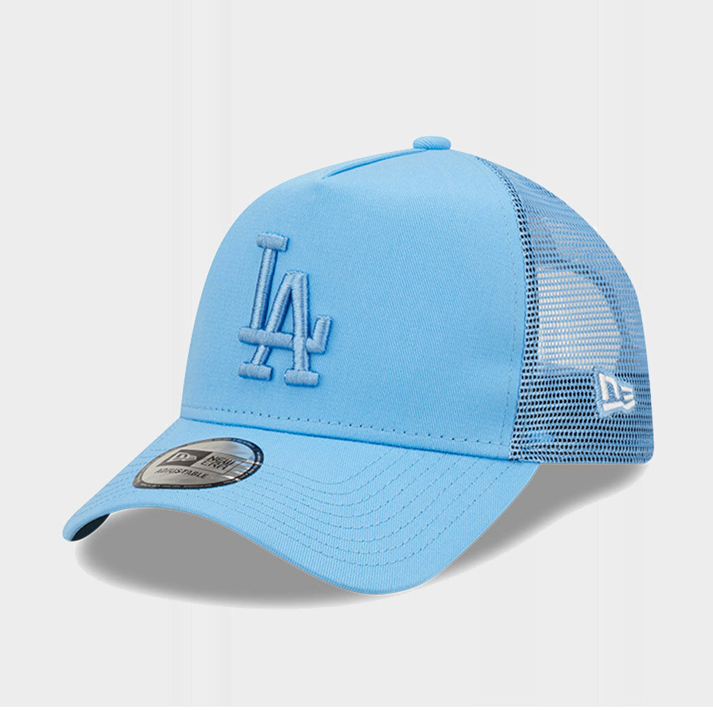 Shelta - New Era LA Dodgers Tonal Mesh Trucker Hat Baby Blue (60298761