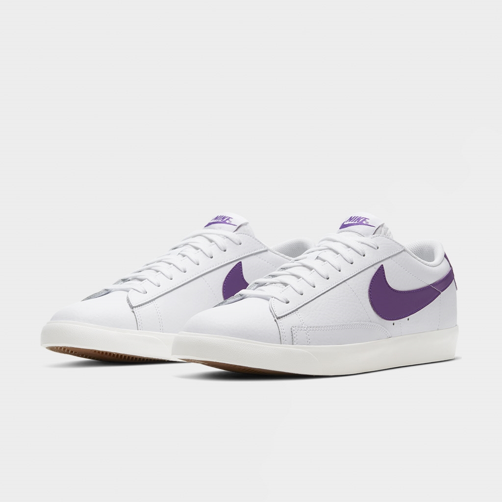 nike blazer low purple