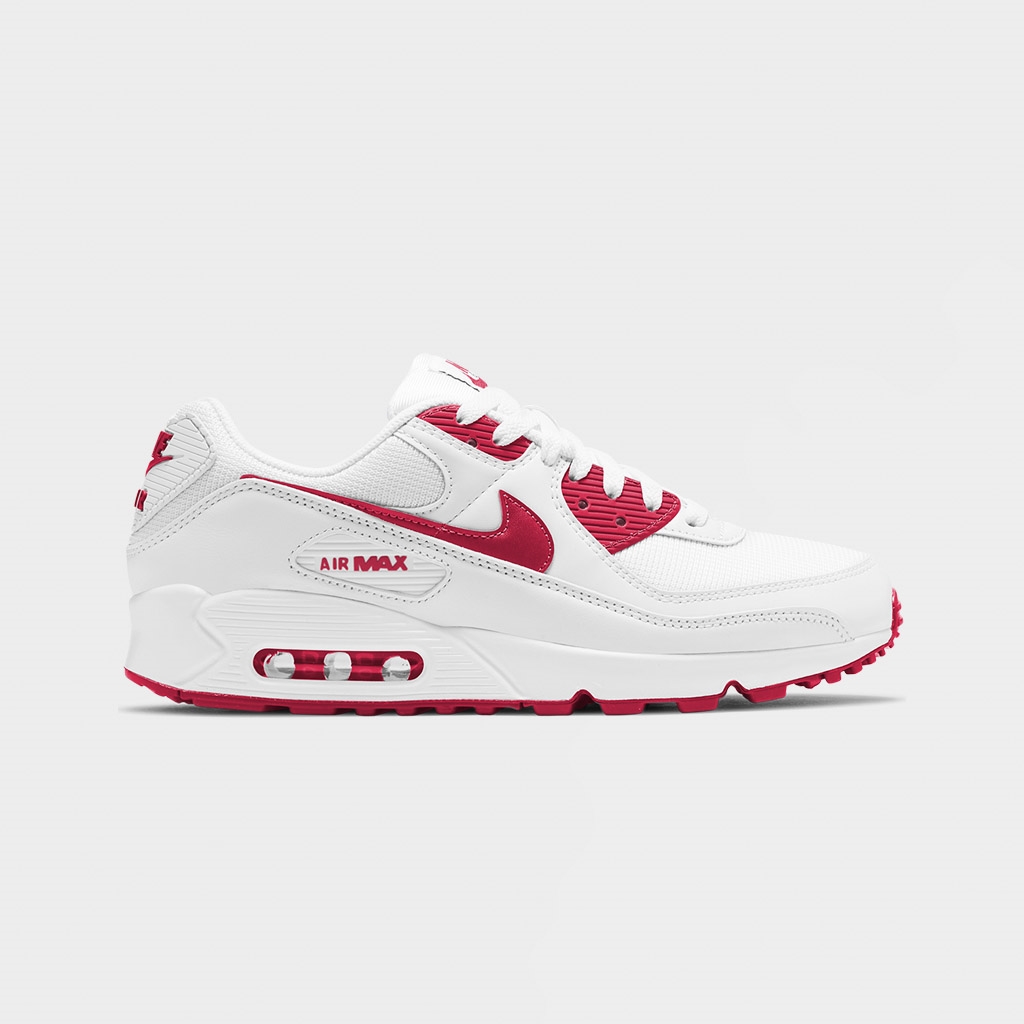air max 90s red and white
