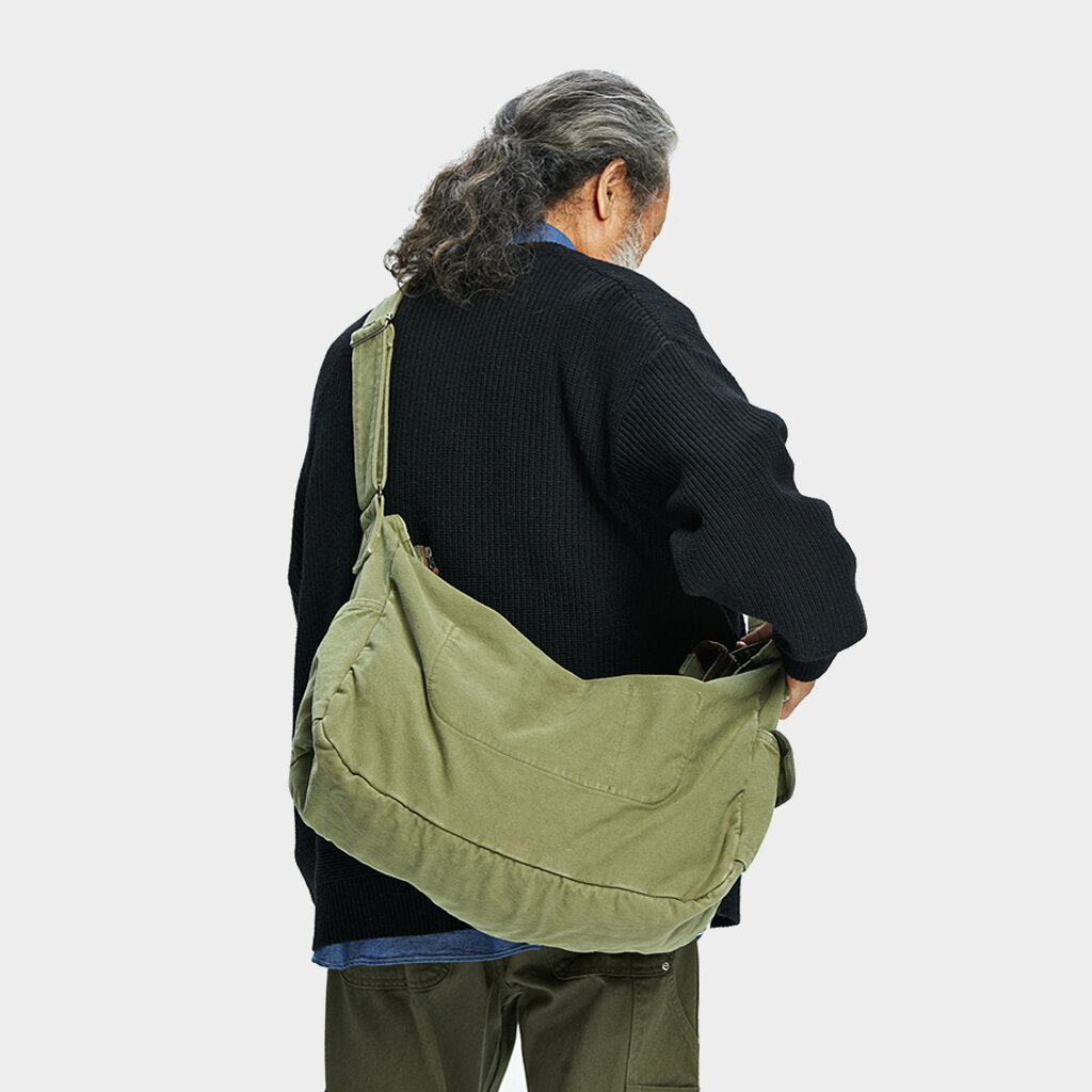 Shelta - Frizmworks Heavy Canvas Shoulder Bag Olive (FZW2024SSAC002)