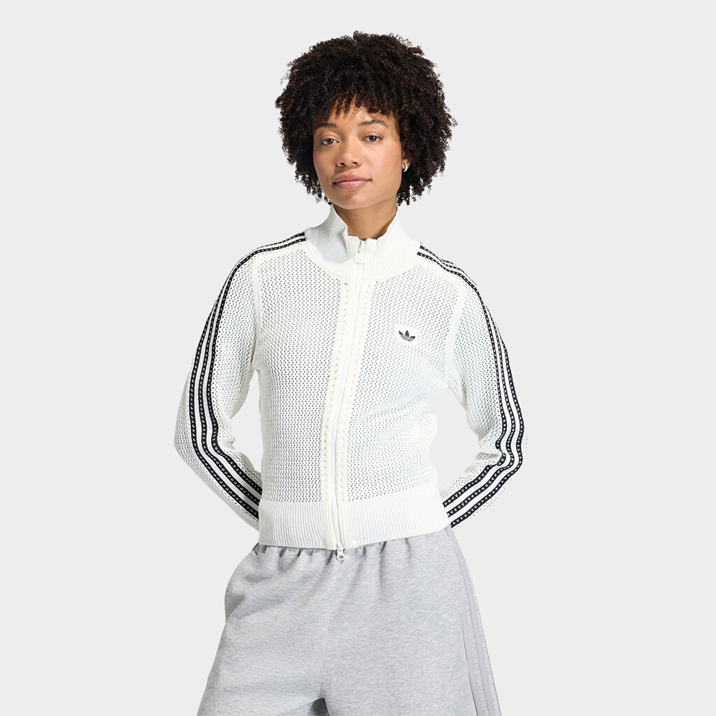 Shelta - Adidas Originals Womens Knitted Crochet Firebird Tracktop Off