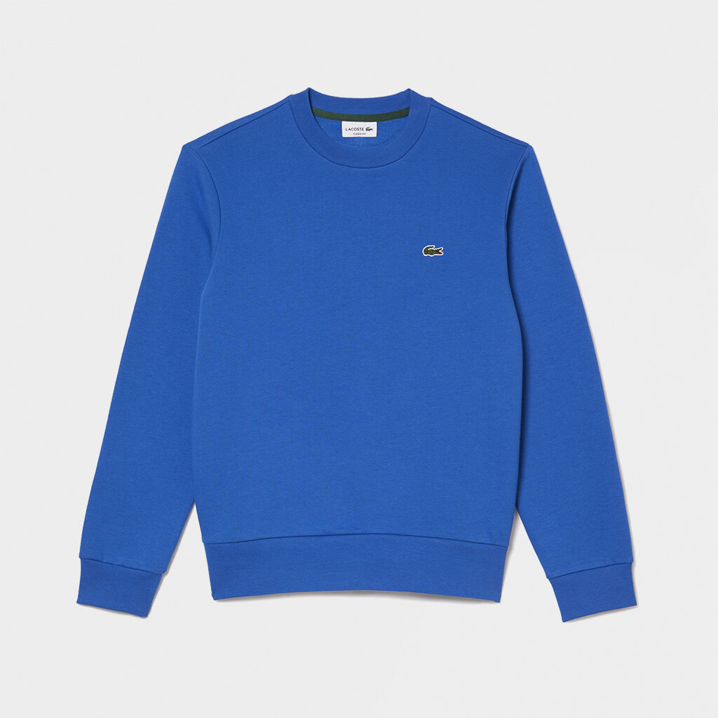 Shelta - Lacoste Organic Brushed Cotton Sweatshirt Kingdom Blue (SH9608 ...