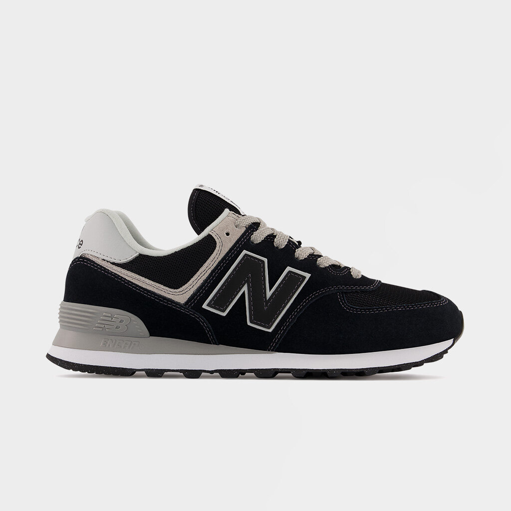 Foresee Green background stainless Shelta - New Balance GL 574 x Core Pack Black White (ML574EVB)