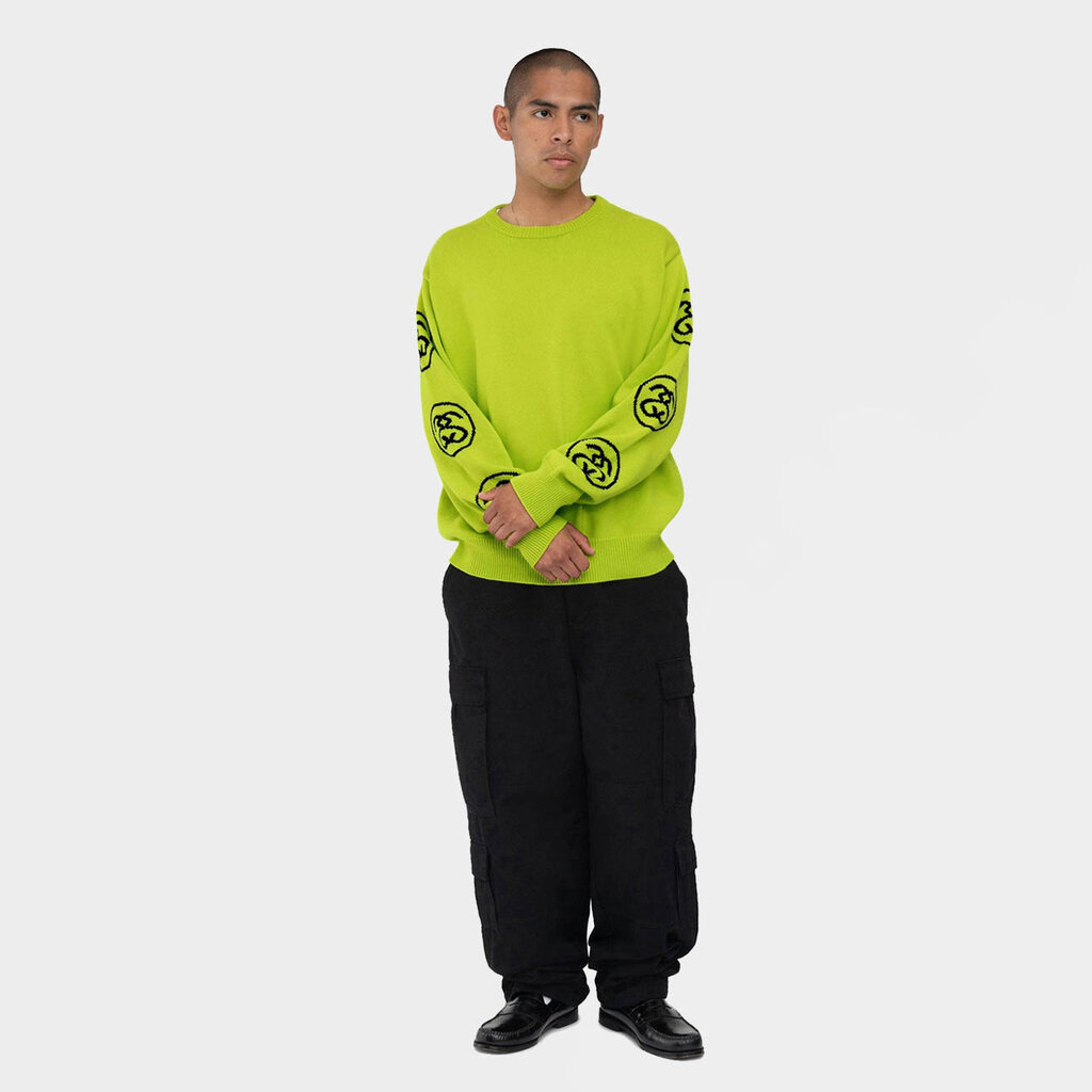 Stussy SS Link Sweater Lime - ニット