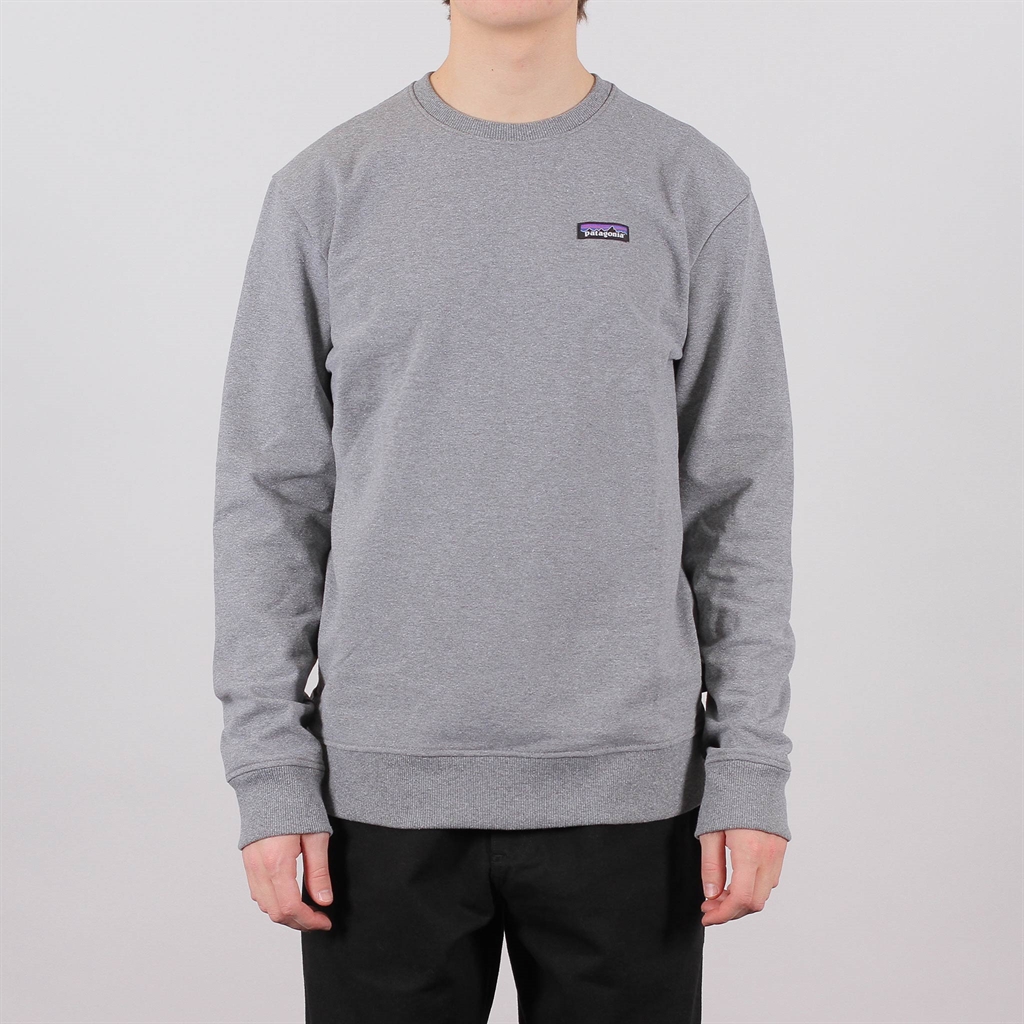 patagonia grey crew neck