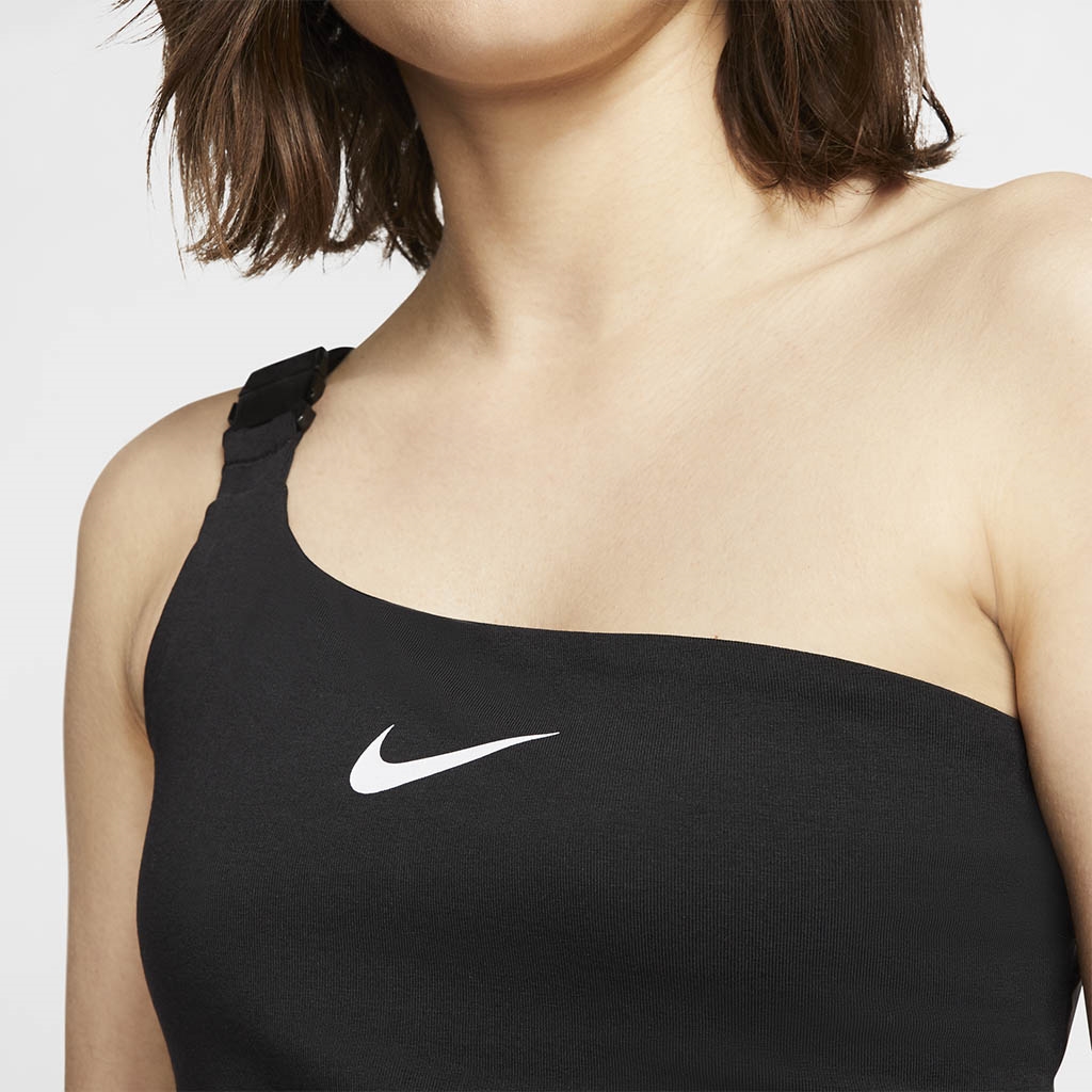 nike sportswear swoosh cropped tank top women's