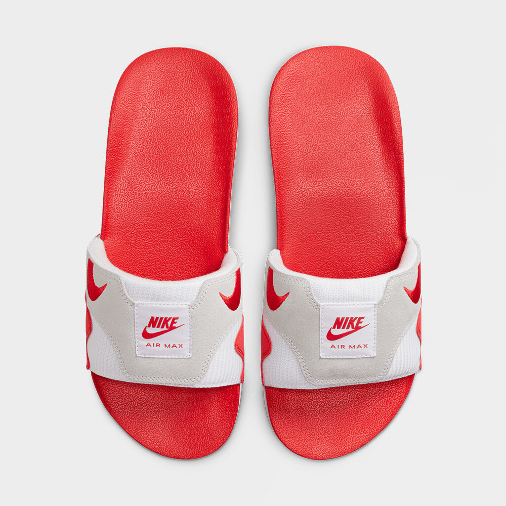 Shelta Nike Air Max Slide White University Red (DH0295-103)