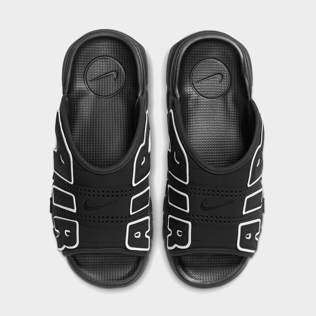 Shelta - Nike Air More Uptempo Slide Black White (DV2132-001)