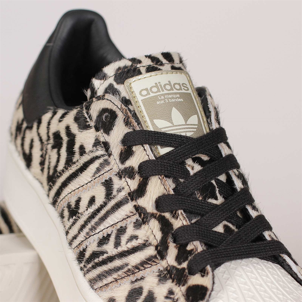 Shelta - Adidas Originals Womens Superstar Bold Zebra (FV3458)