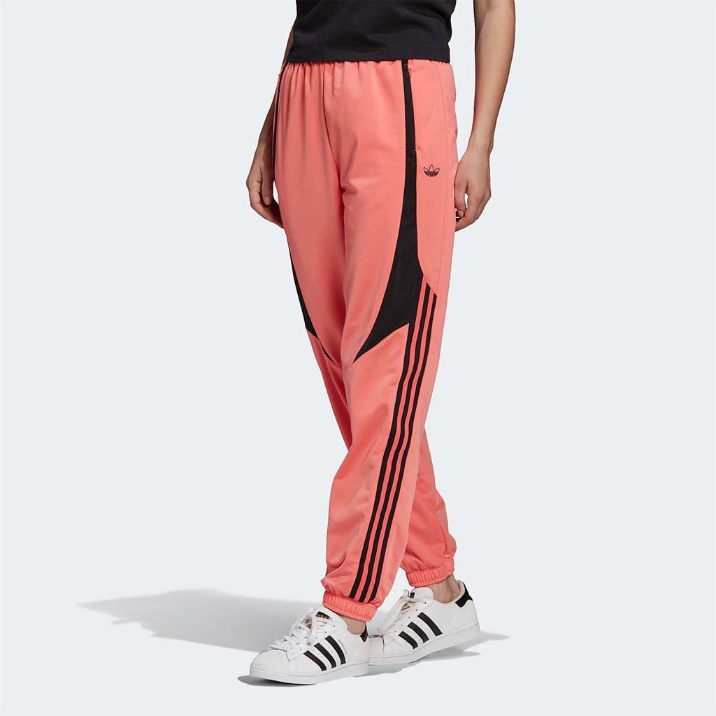 womens adidas red track pants