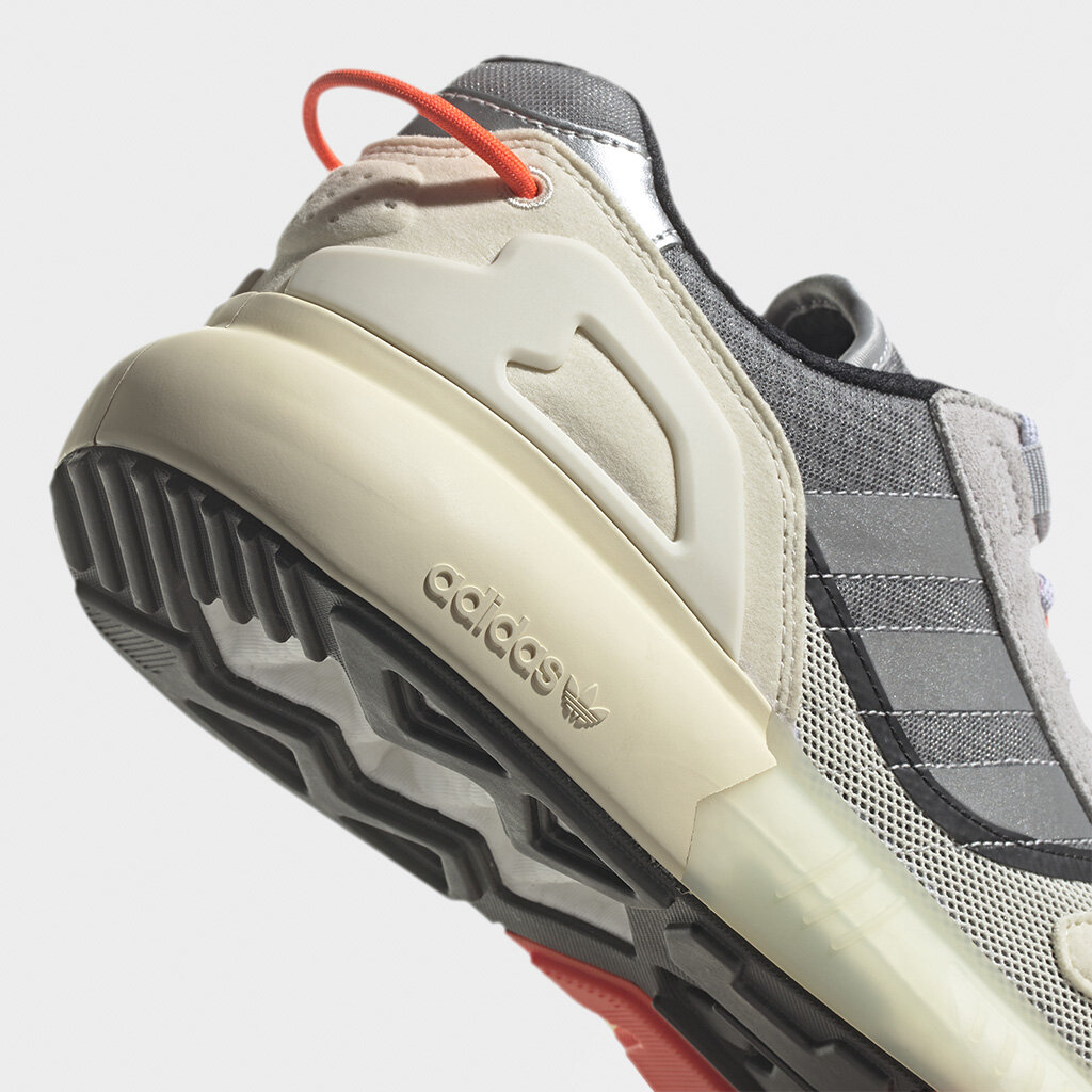 adidas Zx 5K Boost Le Silver Met. Cream White Solar Red GY5993 | Freshcotton