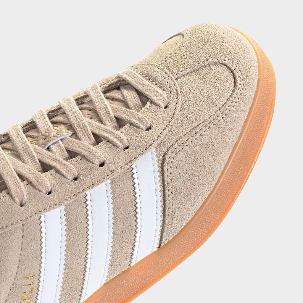 Shelta - Adidas Originals Gazelle Indoor Magic Beige / Core White (HQ5