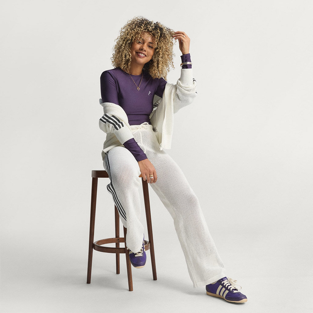 Shelta - Adidas Originals Womens Knitted Crochet Firebird Trackpant Of