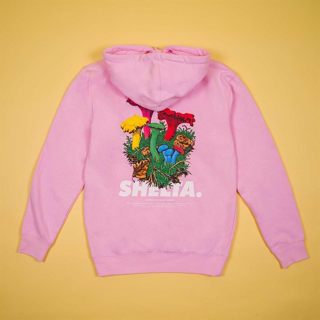 sweater hoodie pink