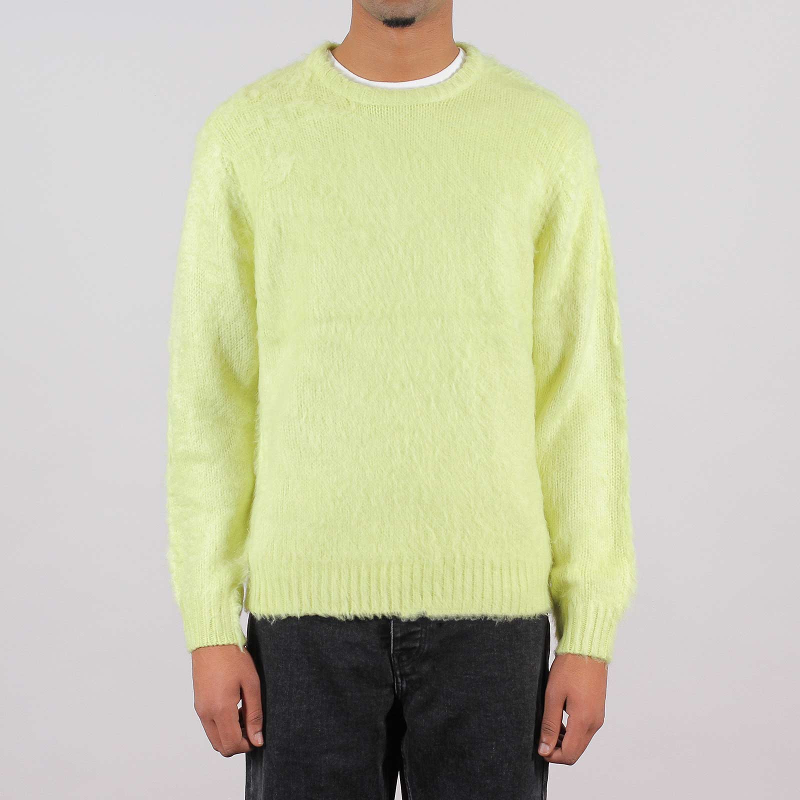 yellow stussy sweater