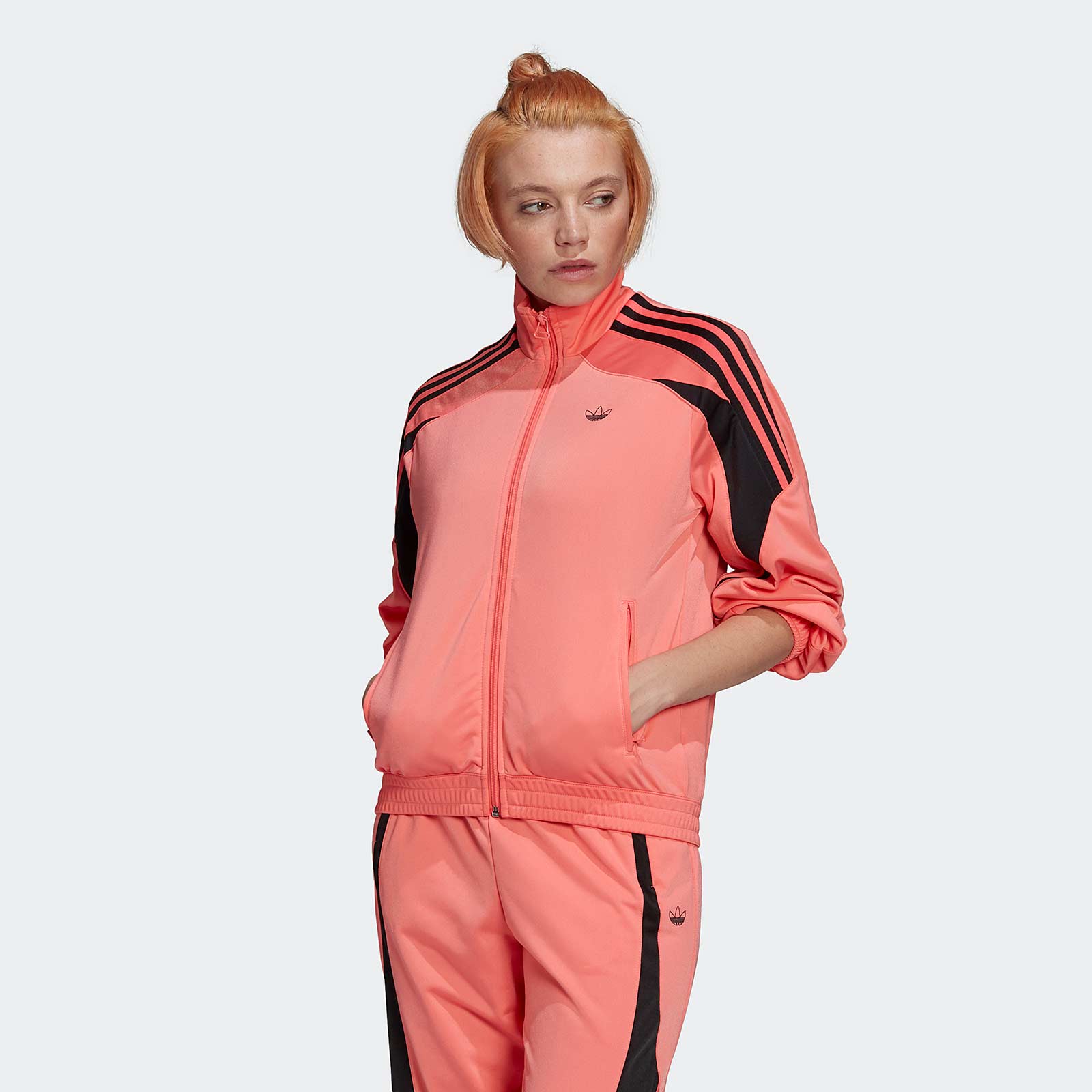 gewicht uitzending verontschuldiging Adidas Originals Womens Tracktop Pink (GC6756) - Shelta