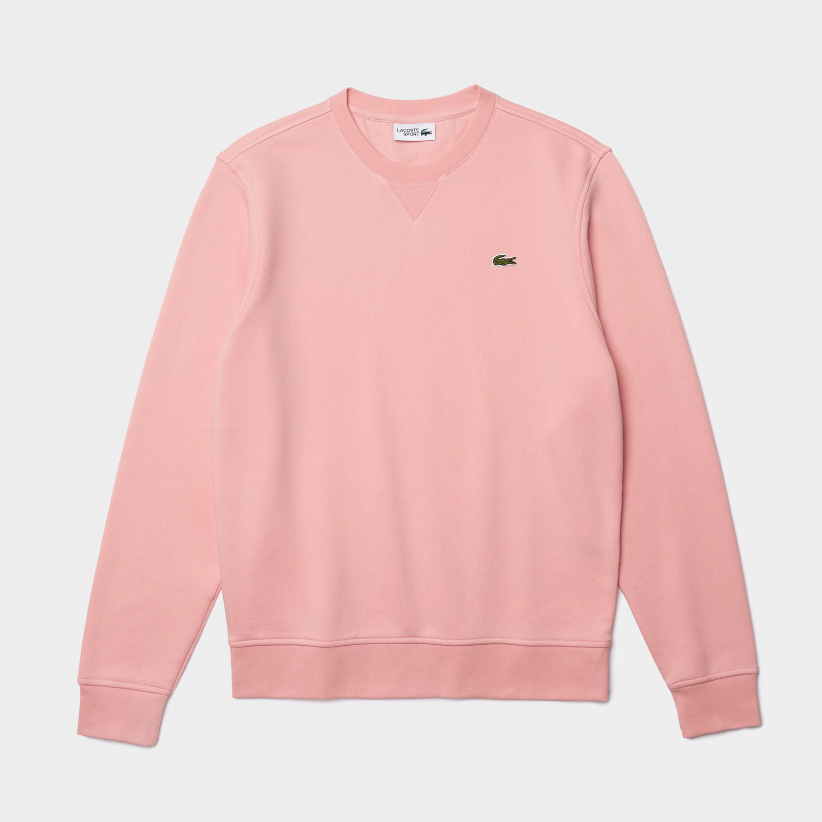 pink lacoste sweatshirt